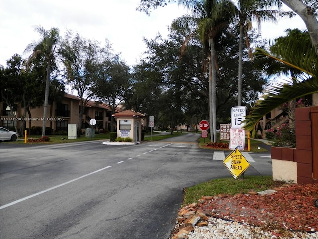 view of road