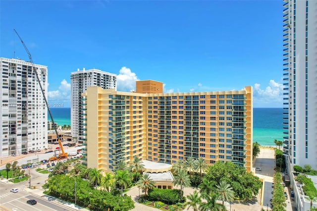 view of property featuring a water view