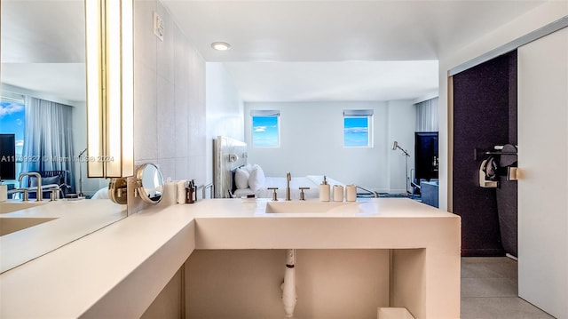 bathroom featuring tile patterned floors