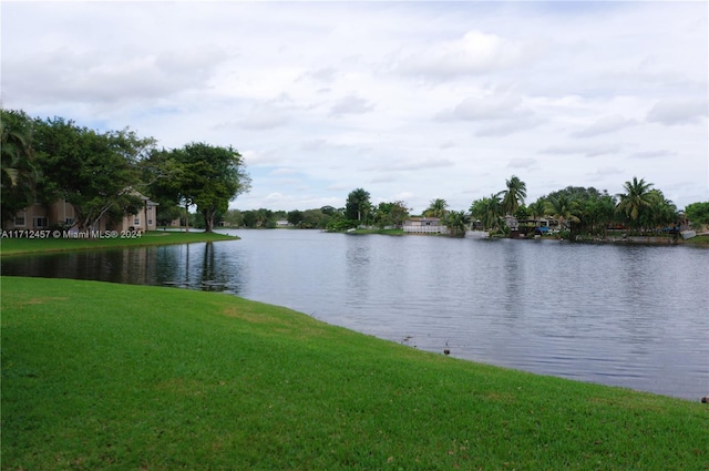 view of water feature