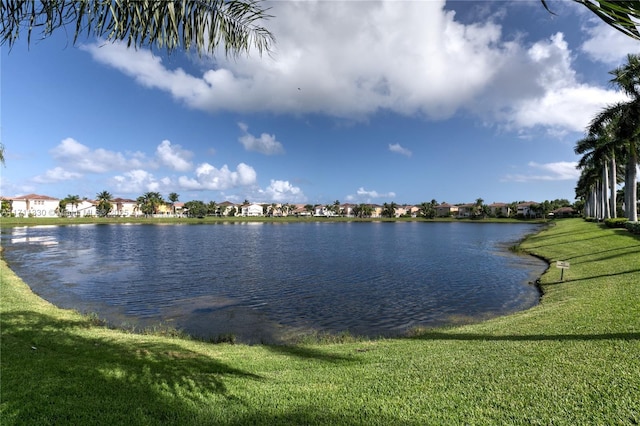 property view of water