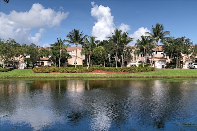 view of water feature