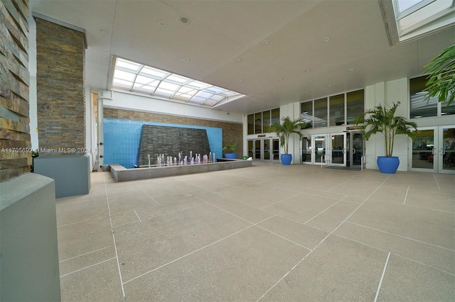 view of patio / terrace featuring french doors