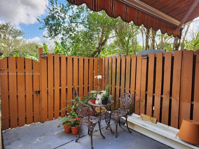 view of patio / terrace