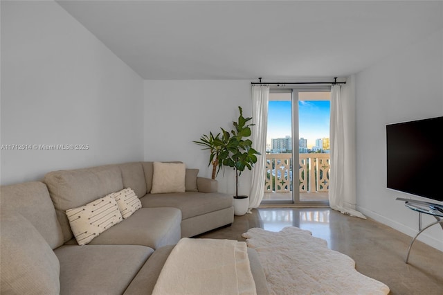 view of living room