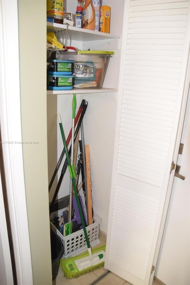 view of closet