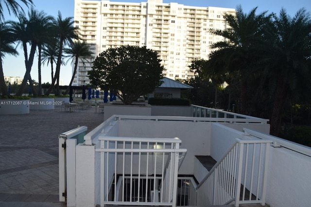 view of pool with grilling area