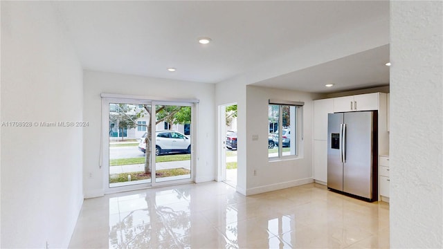 entryway featuring a wealth of natural light