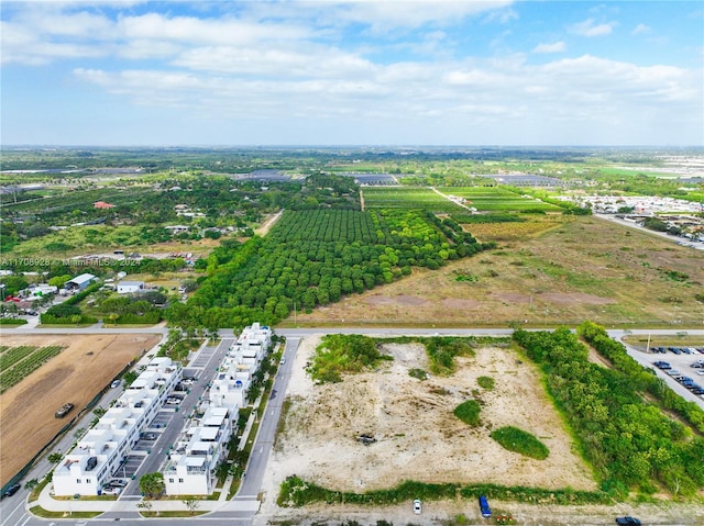 drone / aerial view featuring a rural view