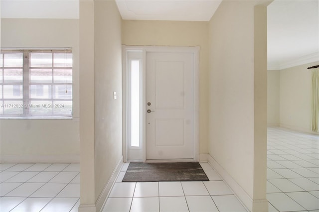 4241 Red Rd, Coral Gables, FL 33134 - entrance foyer featuring light tile patterned floors