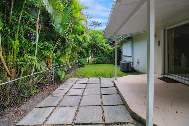 4241 Red Rd, Coral Gables, FL 33134 - fenced backyard featuring a patio area