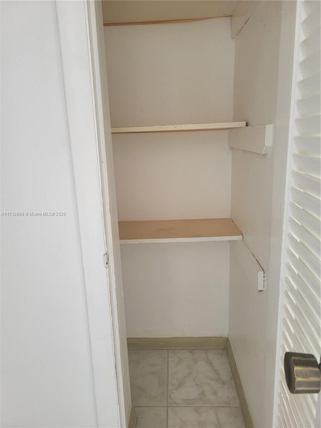 view of closet