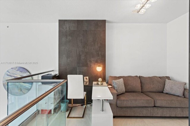 60 SW 13th St Unit 4606, Miami, FL 33130 - living area with a chandelier