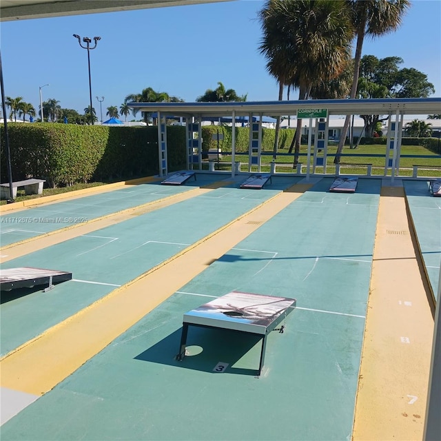 surrounding community featuring shuffleboard