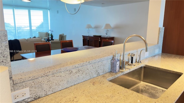 kitchen featuring sink