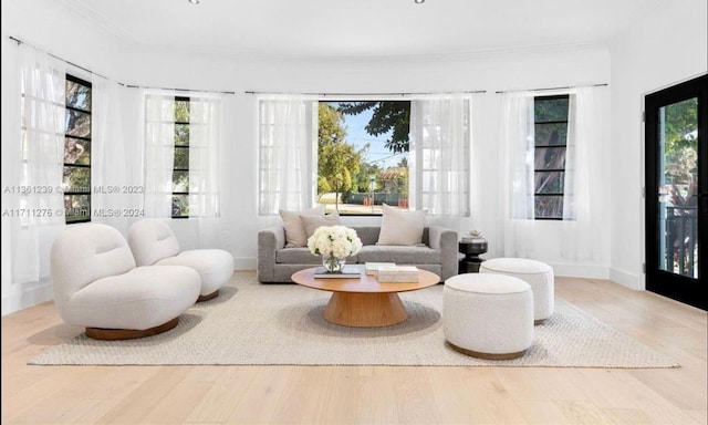 sunroom featuring a healthy amount of sunlight