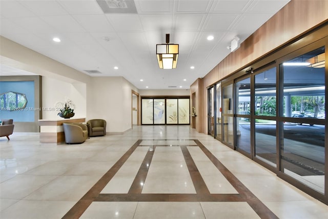 view of community lobby