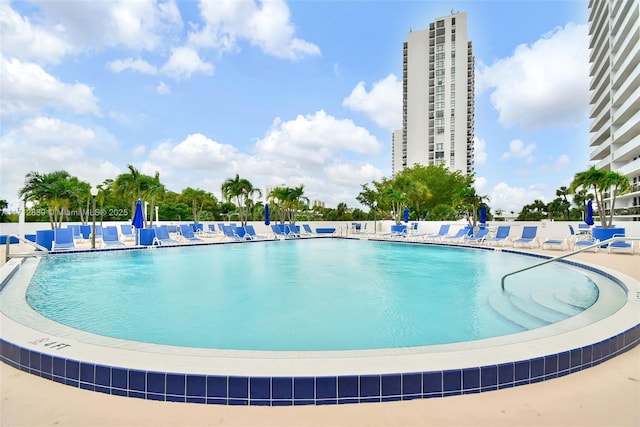 view of community pool