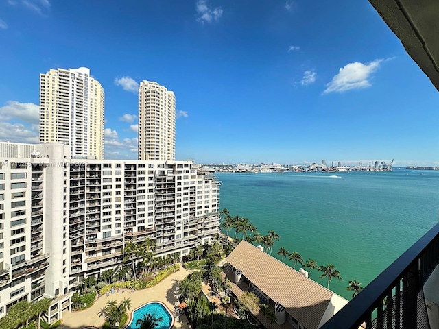 520 Brickell Key Dr Unit A1802, Miami, FL 33131 - water view featuring nearby urban area