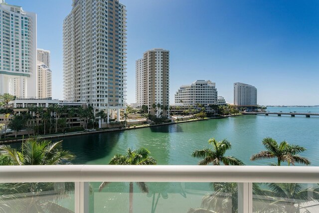 495 Brickell Ave Unit Bay407, Miami, FL 33131 - water view featuring nearby urban area