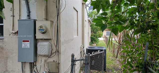 details featuring central air condition unit