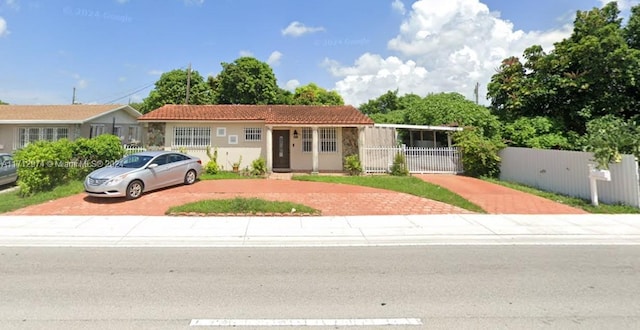 view of ranch-style home