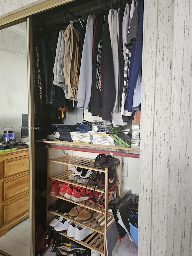 view of closet