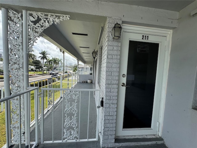 view of entrance to property