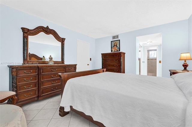 view of tiled bedroom