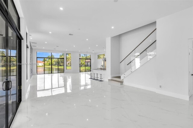 view of unfurnished living room