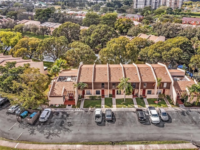 bird's eye view featuring a residential view