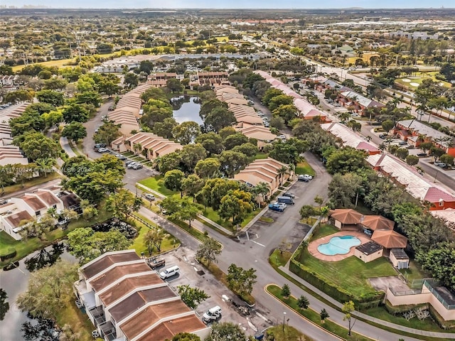 birds eye view of property featuring a residential view