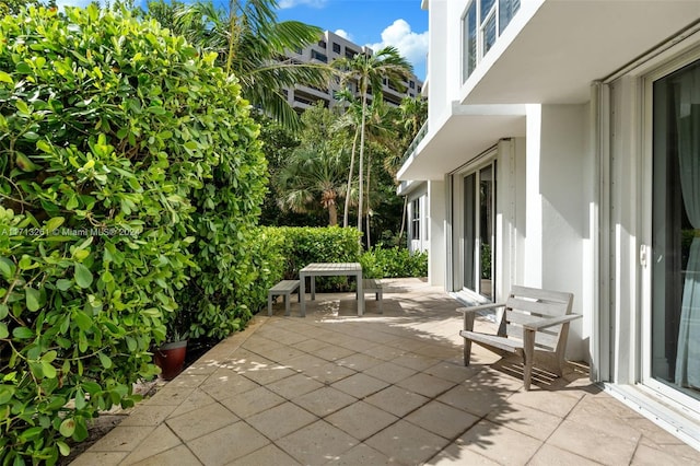 view of patio