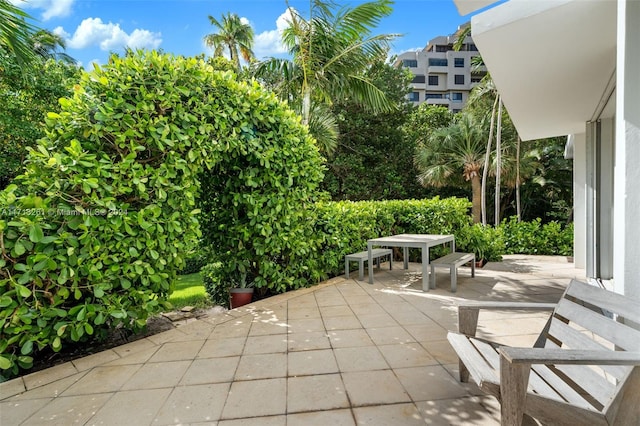 view of patio