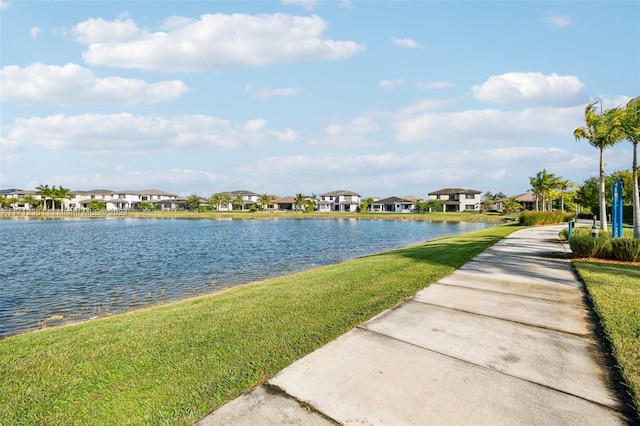 property view of water