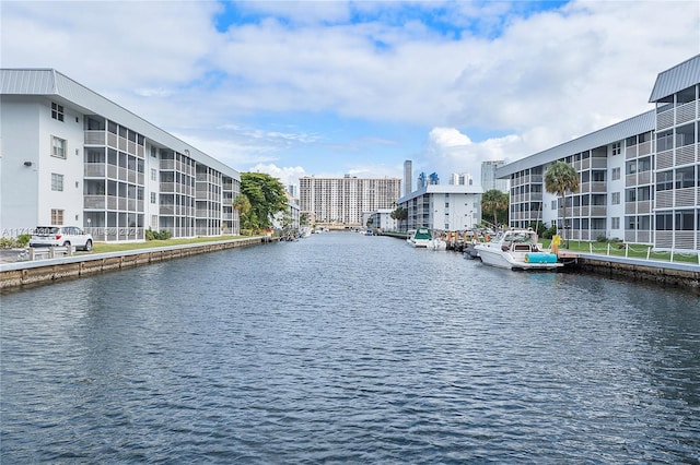 property view of water