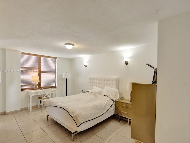 view of tiled bedroom