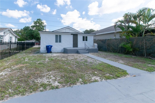 view of back of property