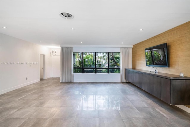 view of unfurnished living room