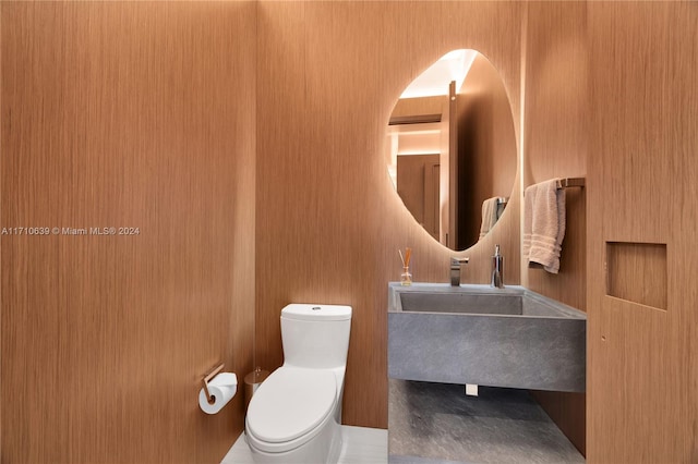 bathroom with toilet