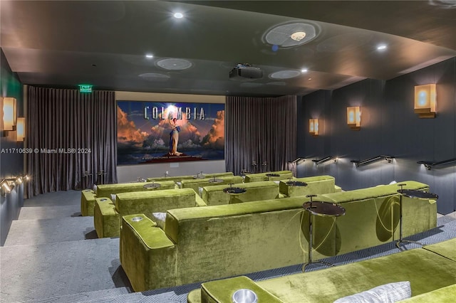 cinema featuring carpet