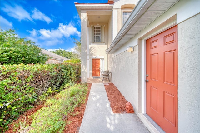 view of entrance to property