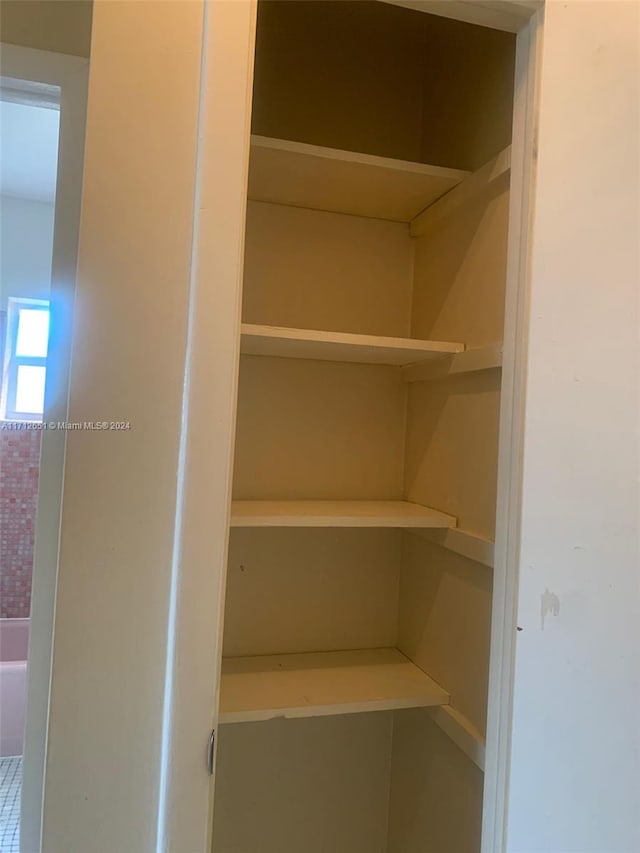 view of closet