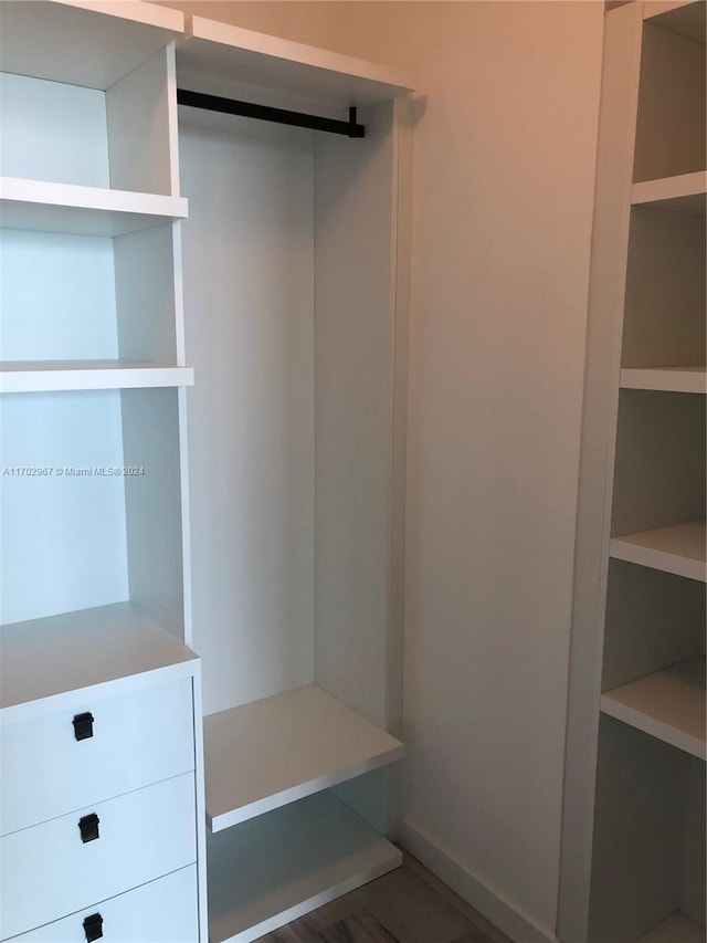 view of closet