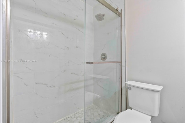 1750 NE 39th Ct Unit 808, Pompano Beach, FL 33064 - bathroom with toilet and a marble finish shower