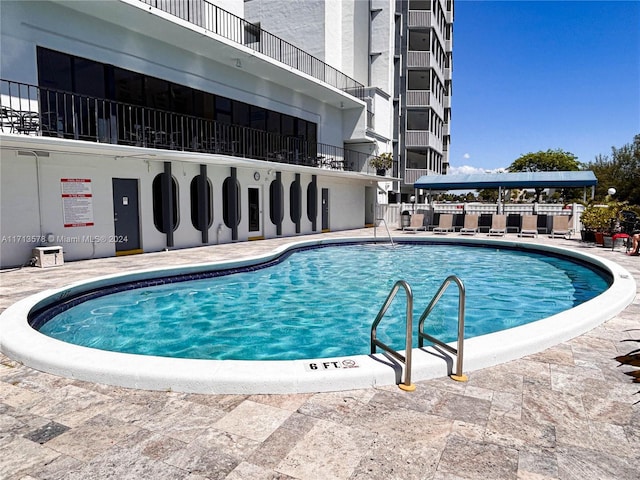 view of swimming pool