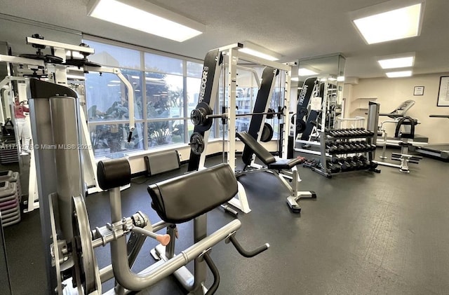 view of workout area