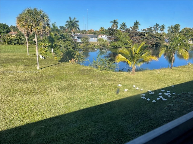 view of water feature