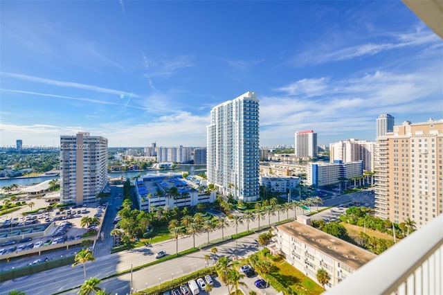 city view with a water view