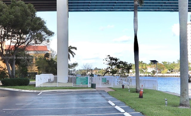exterior space with fence